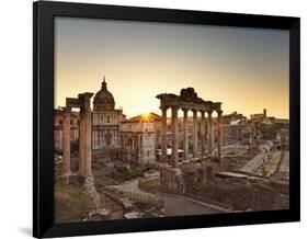 Roman Forum, Rome, Lazio, Italy, Europe-Francesco Iacobelli-Framed Premium Photographic Print