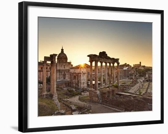 Roman Forum, Rome, Lazio, Italy, Europe-Francesco Iacobelli-Framed Photographic Print