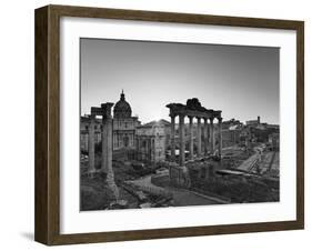 Roman Forum, Rome, Lazio, Italy, Europe-Francesco Iacobelli-Framed Photographic Print