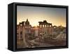 Roman Forum, Rome, Lazio, Italy, Europe-Francesco Iacobelli-Framed Stretched Canvas