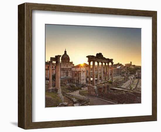 Roman Forum, Rome, Lazio, Italy, Europe-Francesco Iacobelli-Framed Photographic Print