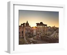 Roman Forum, Rome, Lazio, Italy, Europe-Francesco Iacobelli-Framed Photographic Print