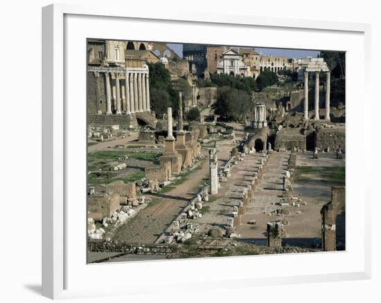 Roman Forum, Rome, Lazio, Italy-Roy Rainford-Framed Photographic Print