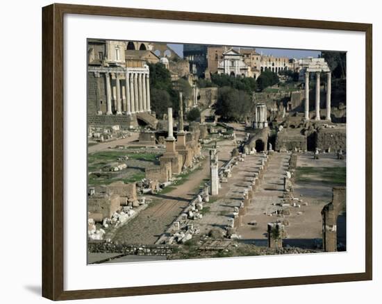 Roman Forum, Rome, Lazio, Italy-Roy Rainford-Framed Photographic Print