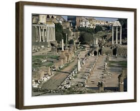 Roman Forum, Rome, Lazio, Italy-Roy Rainford-Framed Photographic Print