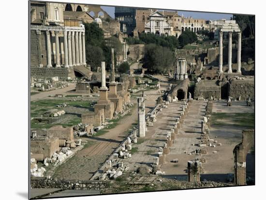 Roman Forum, Rome, Lazio, Italy-Roy Rainford-Mounted Photographic Print