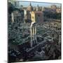 Roman Forum Seen from the Palatine Hill, 5th Century Bc-CM Dixon-Mounted Premium Photographic Print