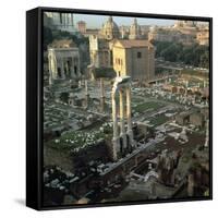 Roman Forum Seen from the Palatine Hill, 5th Century Bc-CM Dixon-Framed Stretched Canvas