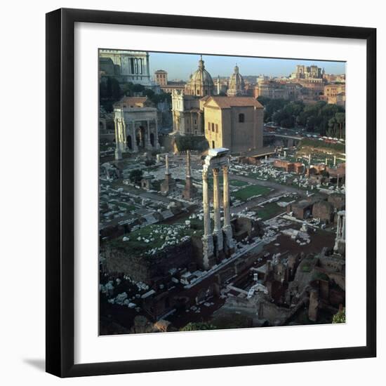 Roman Forum Seen from the Palatine Hill, 5th Century Bc-CM Dixon-Framed Photographic Print