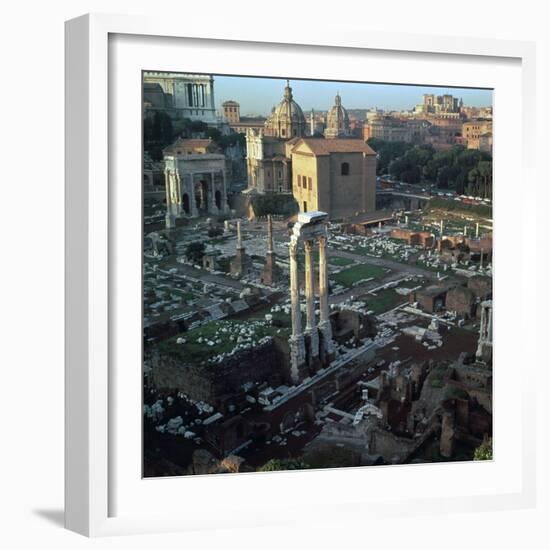 Roman Forum Seen from the Palatine Hill, 5th Century Bc-CM Dixon-Framed Photographic Print