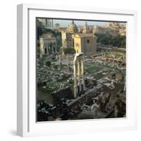 Roman Forum Seen from the Palatine Hill, 5th Century Bc-CM Dixon-Framed Photographic Print