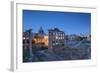 Roman Forum (Unesco World Heritage Site) at Dusk, Rome, Lazio, Italy-Ian Trower-Framed Photographic Print