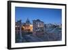 Roman Forum (Unesco World Heritage Site) at Dusk, Rome, Lazio, Italy-Ian Trower-Framed Photographic Print