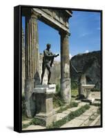 Roman Forum with Temple of Apollo-null-Framed Stretched Canvas