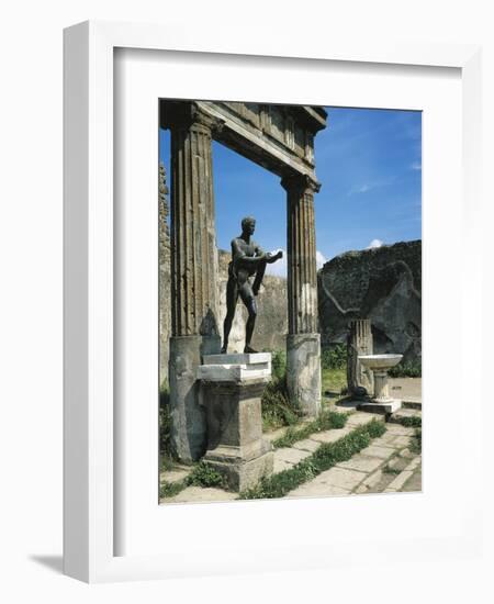 Roman Forum with Temple of Apollo-null-Framed Giclee Print