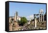 Roman Forum with Temple of Vesta-James Emmerson-Framed Stretched Canvas