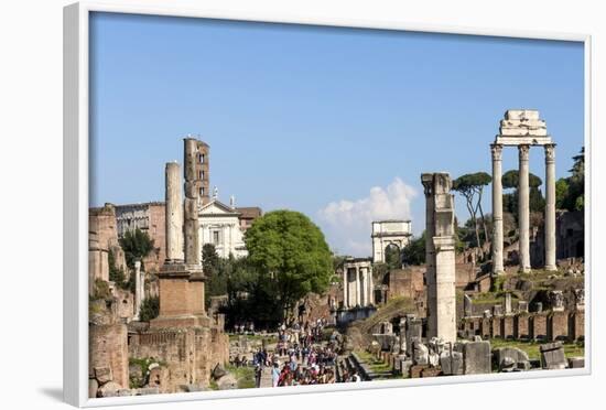 Roman Forum with Temple of Vesta-James Emmerson-Framed Photographic Print