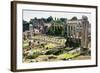 Roman Forum with the Temple of Saturn, Rome, UNESCO World Heritage Site, Lazio, Italy, Europe-Nico Tondini-Framed Photographic Print