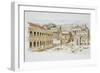 Roman Forum-Italian School-Framed Giclee Print