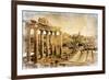 Roman Forums - Artistic Retro Styled Picture-Maugli-l-Framed Art Print