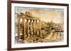 Roman Forums - Artistic Retro Styled Picture-Maugli-l-Framed Art Print