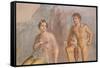Roman Fresco, Io and Argos, from House of Meleager-Eleanor Scriven-Framed Stretched Canvas