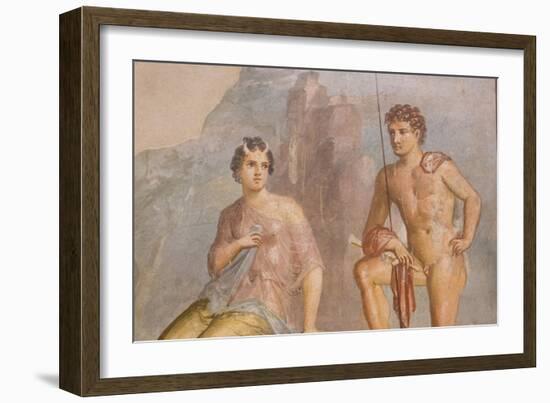 Roman Fresco, Io and Argos, from House of Meleager-Eleanor Scriven-Framed Photographic Print