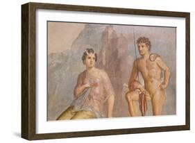 Roman Fresco, Io and Argos, from House of Meleager-Eleanor Scriven-Framed Photographic Print