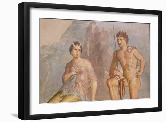 Roman Fresco, Io and Argos, from House of Meleager-Eleanor Scriven-Framed Photographic Print