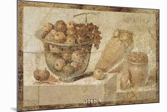 Roman Fresco-null-Mounted Art Print