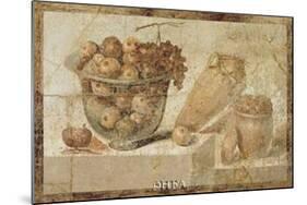 Roman Fresco-null-Mounted Art Print