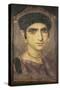 Roman Funerary Portrait of a Young Woman-null-Stretched Canvas