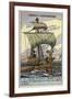 Roman Galley, 3rd Century Bc-null-Framed Giclee Print