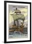 Roman Galley, 3rd Century Bc-null-Framed Giclee Print