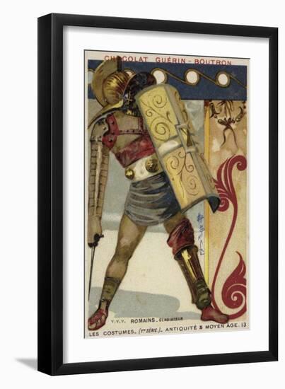 Roman Gladiator-null-Framed Premium Giclee Print