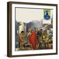 Roman Glass Factory-Severino Baraldi-Framed Giclee Print