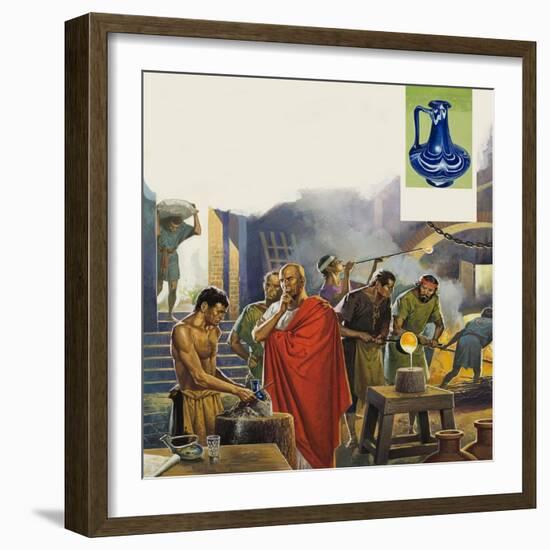 Roman Glass Factory-Severino Baraldi-Framed Giclee Print