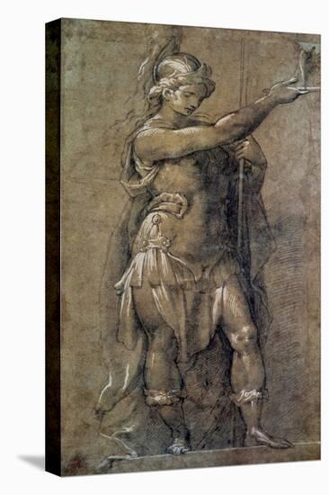 Roman God Mars-Giovanni Battista Crespi-Stretched Canvas