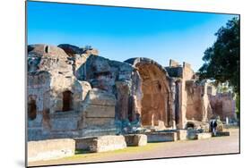 Roman Great Baths, Hadrian's Villa, Tivoli, Province of Rome-Nico Tondini-Mounted Photographic Print