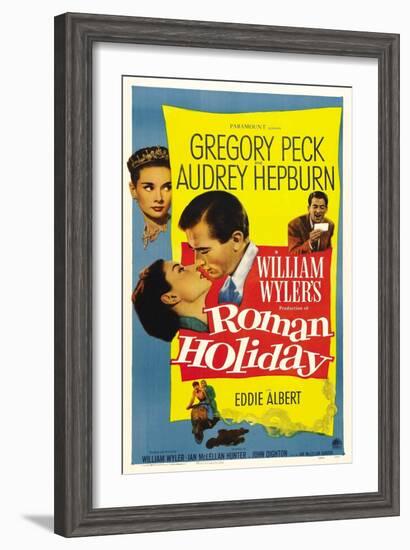 Roman Holiday, 1953, Directed by William Wyler-null-Framed Giclee Print