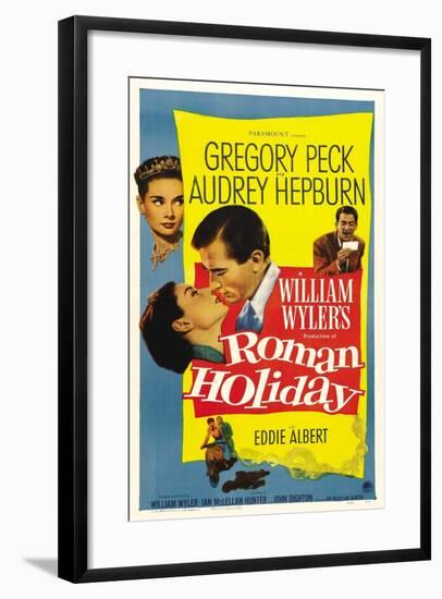 Roman Holiday, 1953, Directed by William Wyler-null-Framed Giclee Print