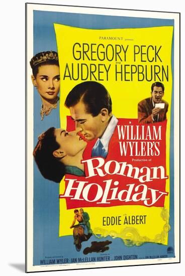 Roman Holiday, 1953, Directed by William Wyler-null-Mounted Giclee Print