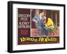 Roman Holiday, 1953-null-Framed Art Print