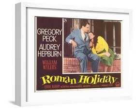 Roman Holiday, 1953-null-Framed Art Print