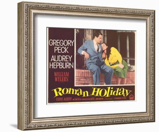 Roman Holiday, 1953-null-Framed Art Print