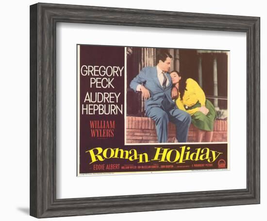 Roman Holiday, 1953-null-Framed Art Print