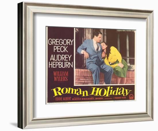 Roman Holiday, 1953-null-Framed Art Print