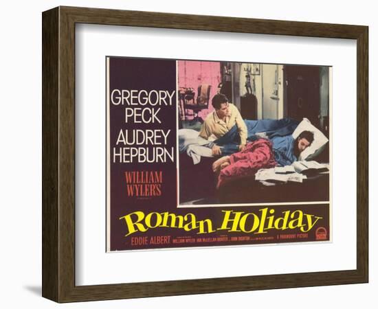 Roman Holiday, 1953-null-Framed Art Print