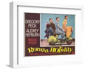 Roman Holiday, 1953-null-Framed Art Print