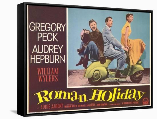 Roman Holiday, 1953-null-Framed Stretched Canvas